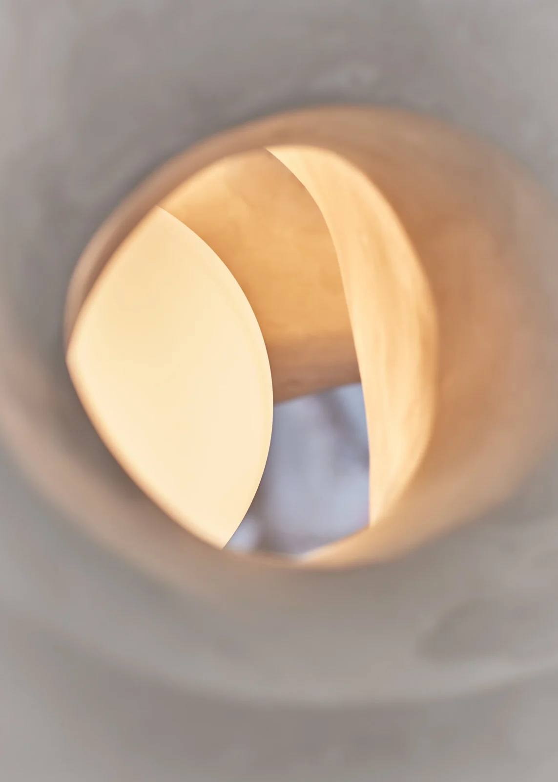 Ikigai Ceiling Lamp in Alabaster Gypsum — 4