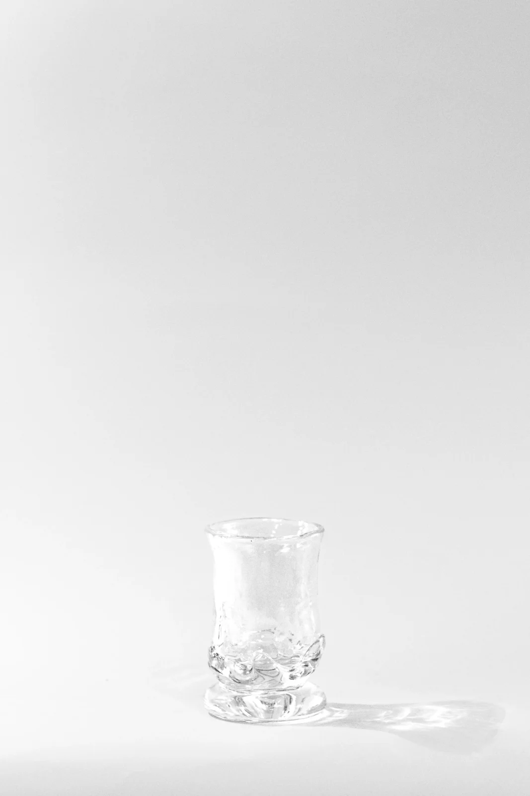 Organic Shaped Table Glass — 2
