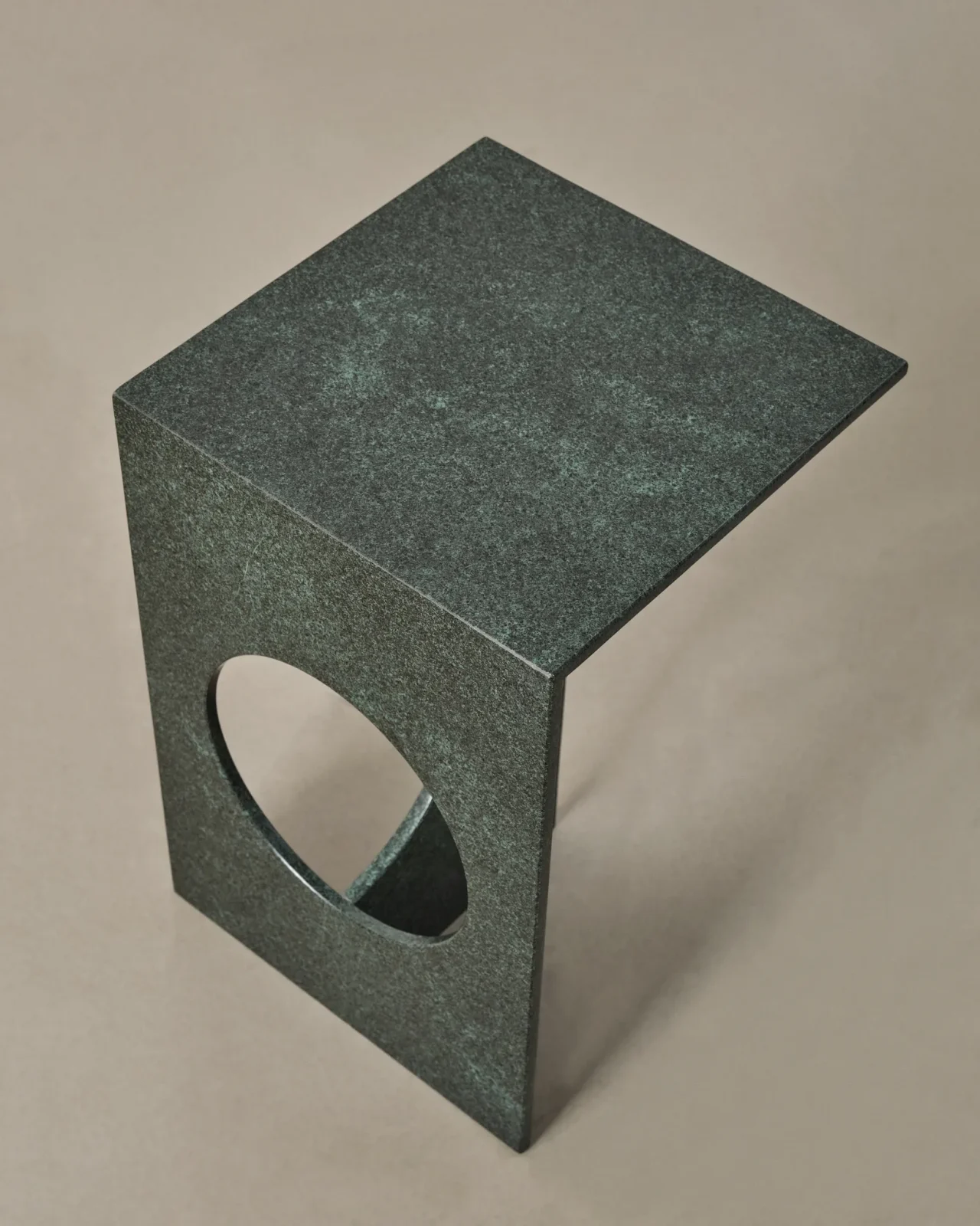 Ola Side Table, Diabase Volcanic Stone — 8