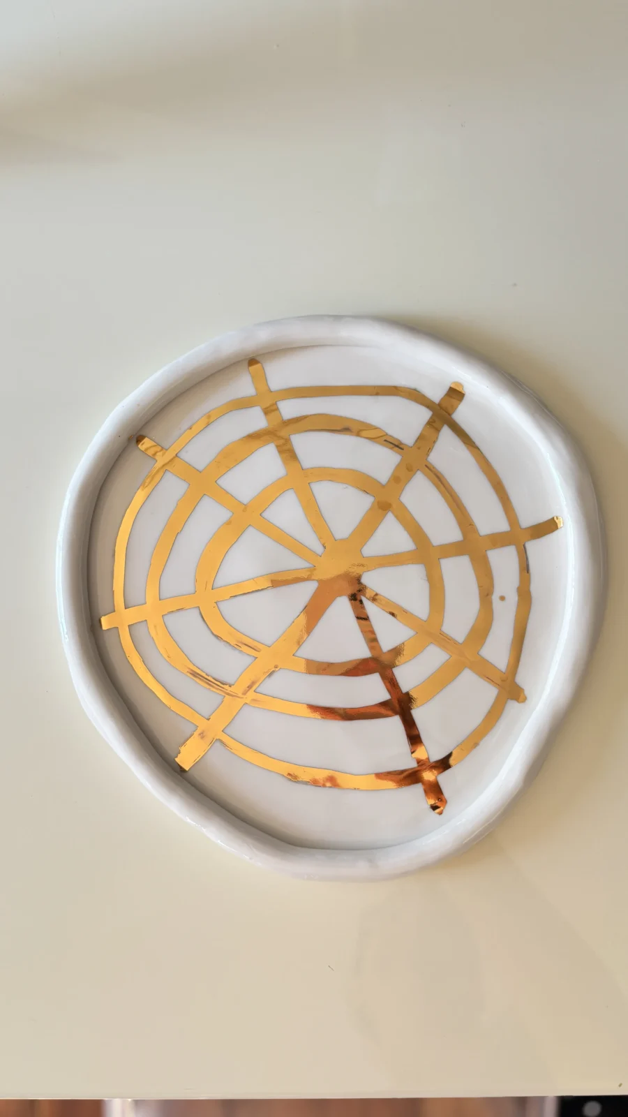 Golden Grace Plates - White Porcelain — 3