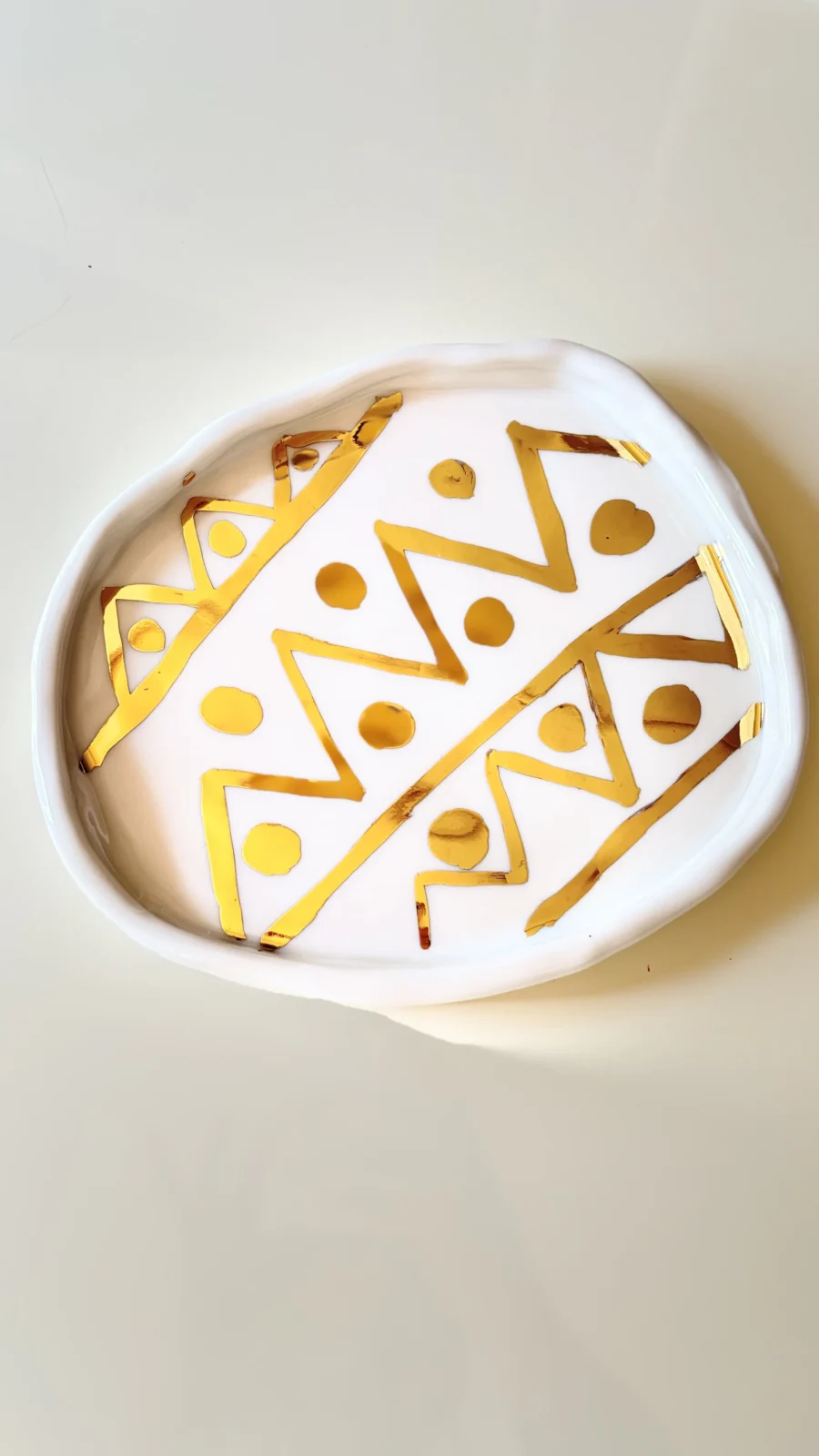 Golden Grace Plates - White Porcelain — 4