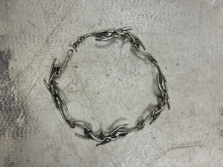 Nexus - Nickel Silver Choker — 11