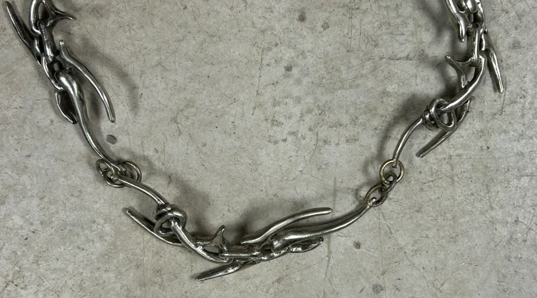 Nexus - Nickel Silver Choker — 12