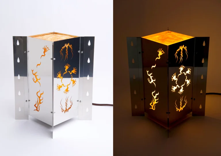 Ignis Table Lamp in Stainless Steel — 3