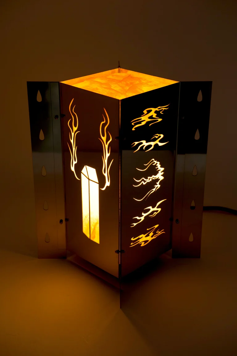 Ignis Table Lamp in Stainless Steel — 4