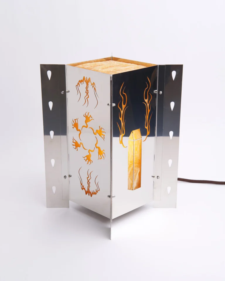 Ignis Table Lamp in Stainless Steel — 7