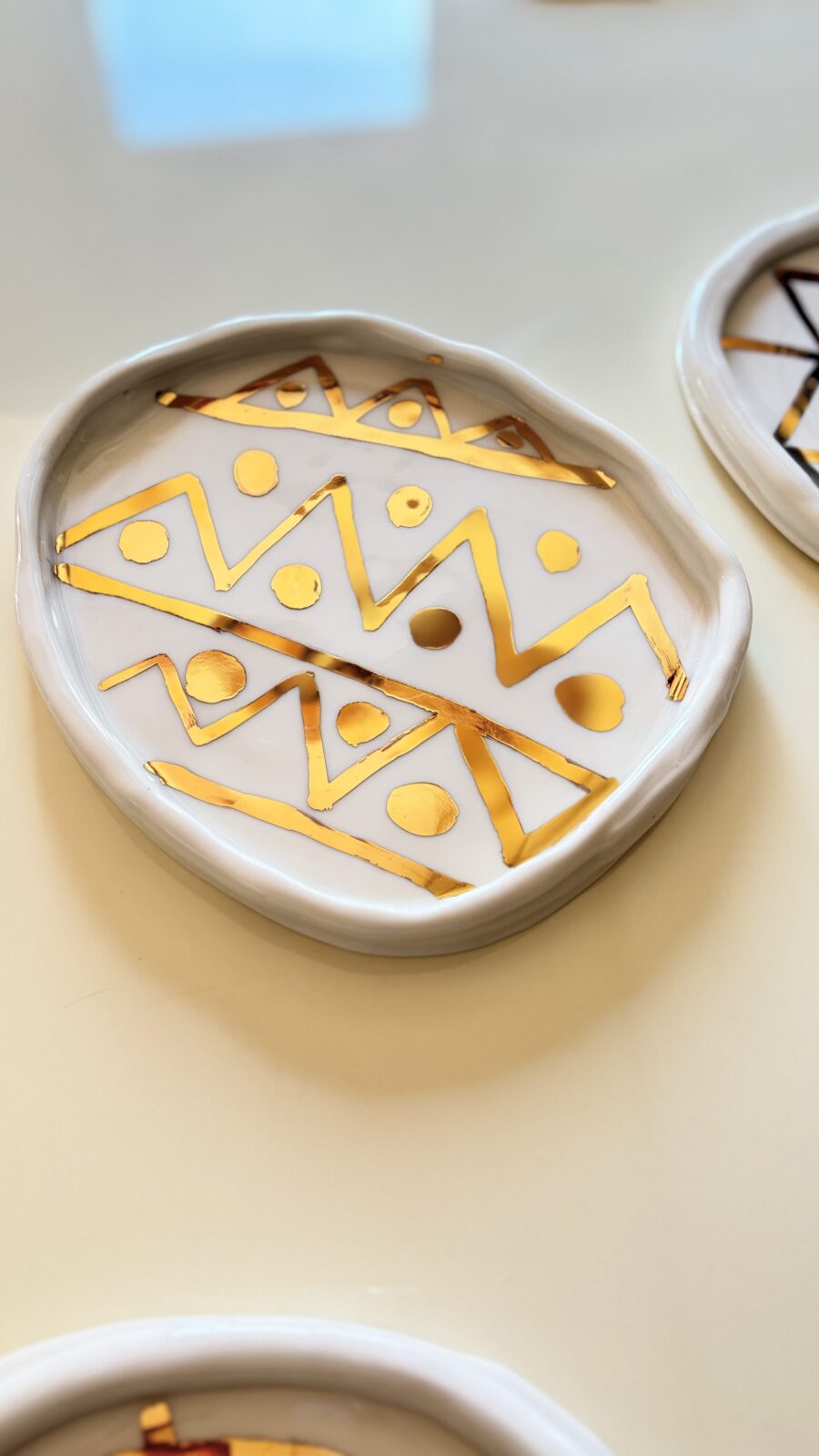 Golden Grace Plates - White Porcelain — 13