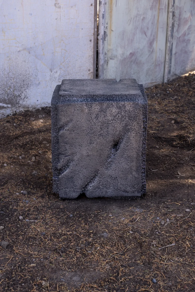 Melancholy Side Table in Cast Aluminum — 2