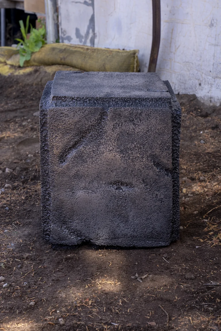 Melancholy Side Table in Cast Aluminum — 3