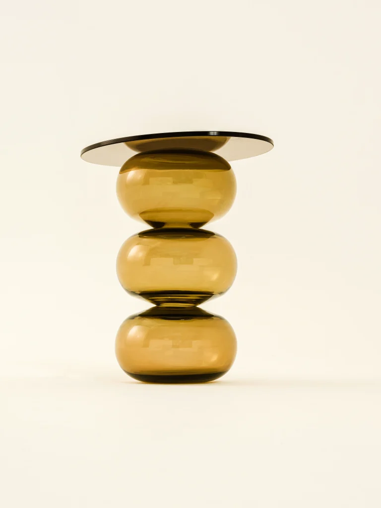 Donut - Glass Side Table — 2