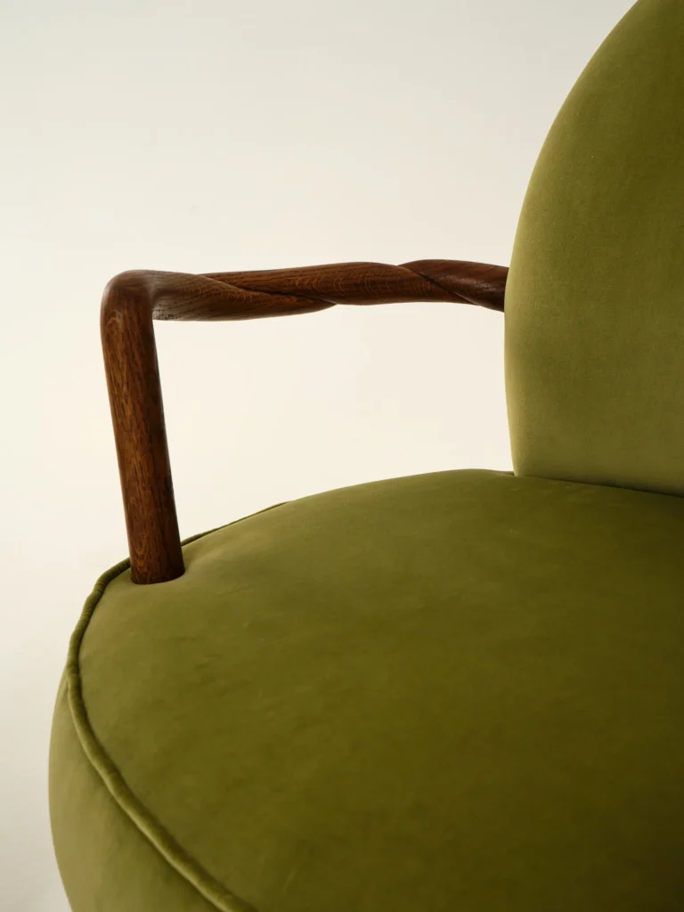 Twisted - Velvet Armchair — 4