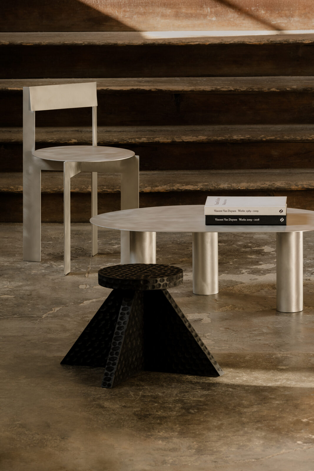 Object112 - Wooden Side Table/Low Stool — 3