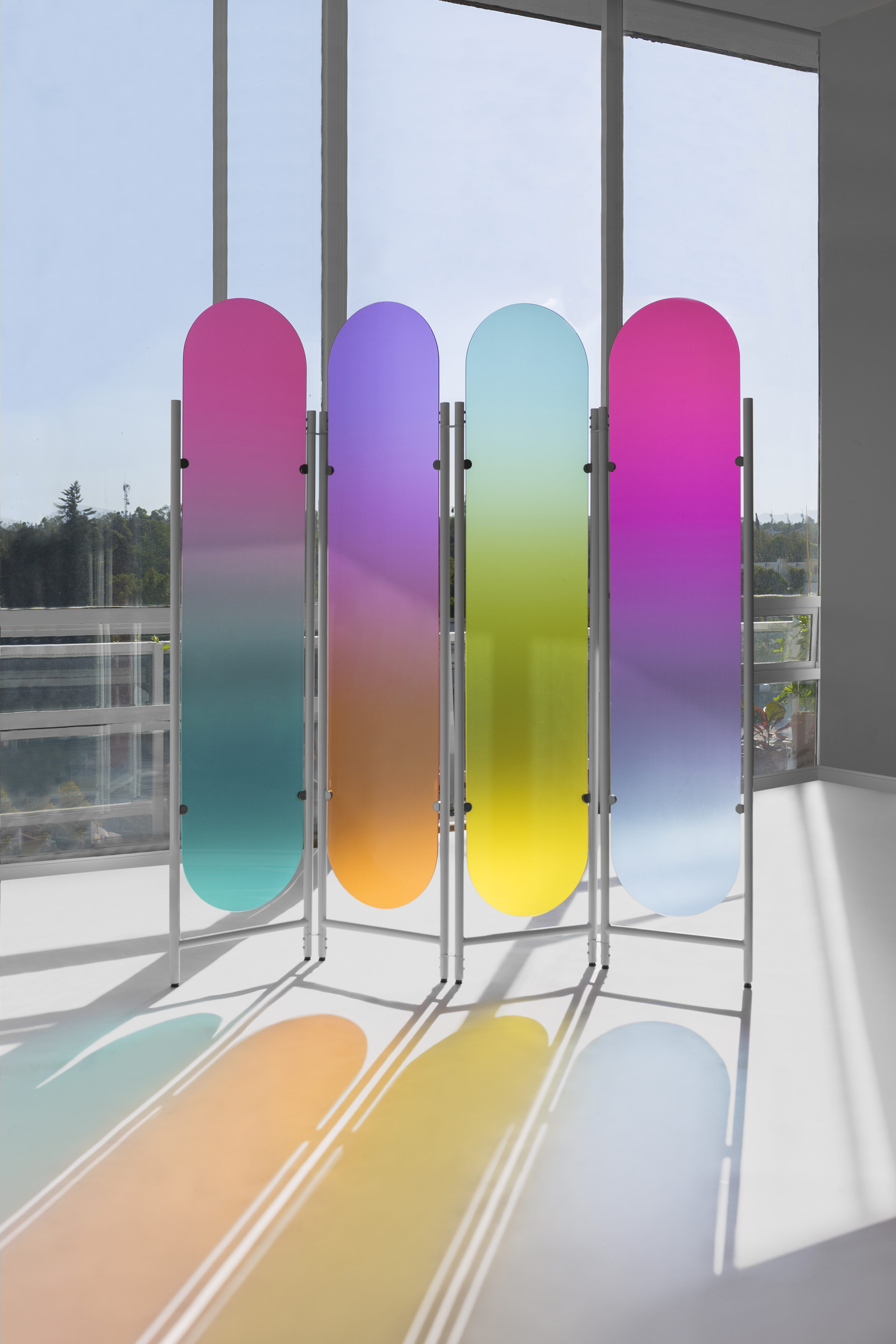 Chroma room divider by Montserrat Piña Benetts