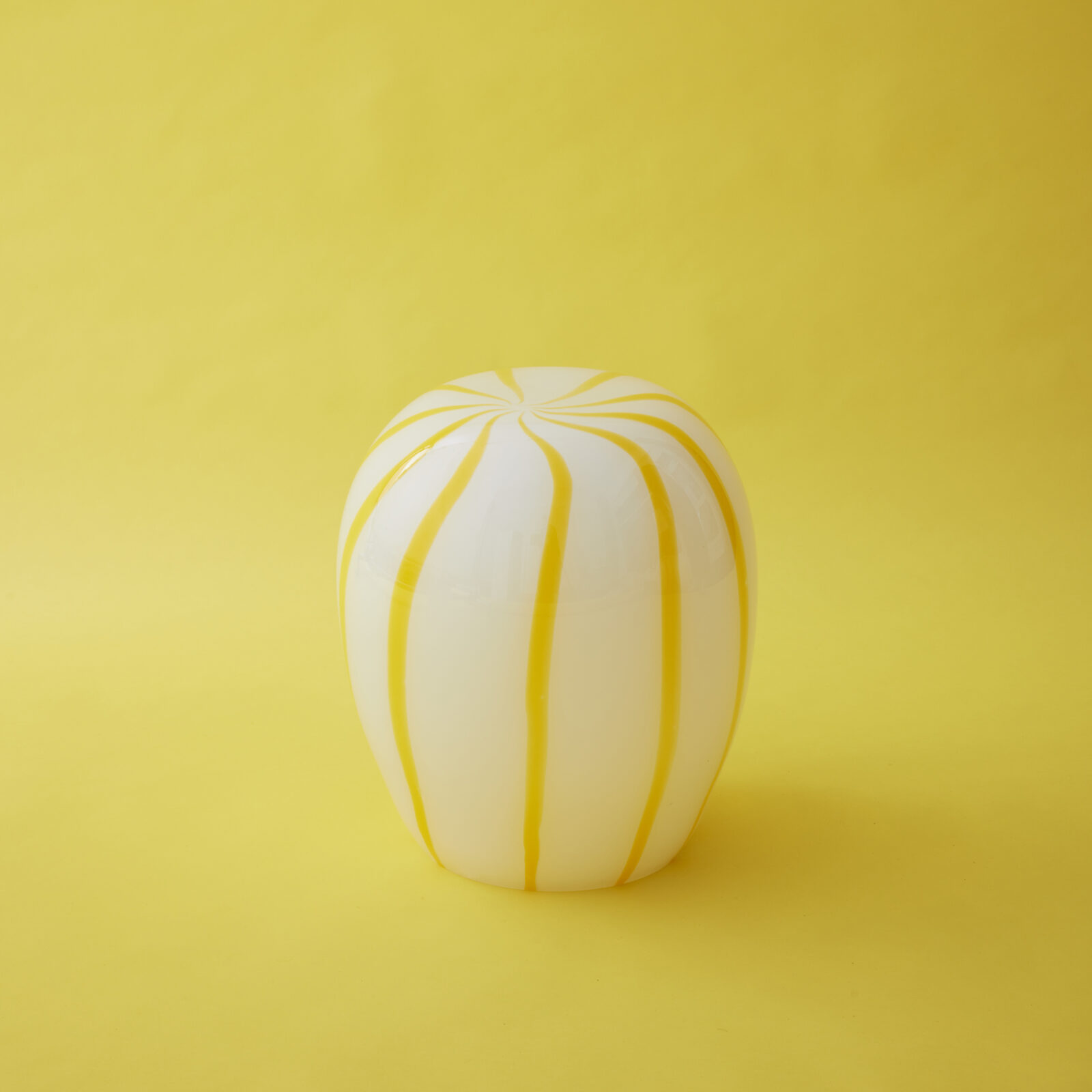Yellow Candy Glass Blown Sidetable (real) — 20