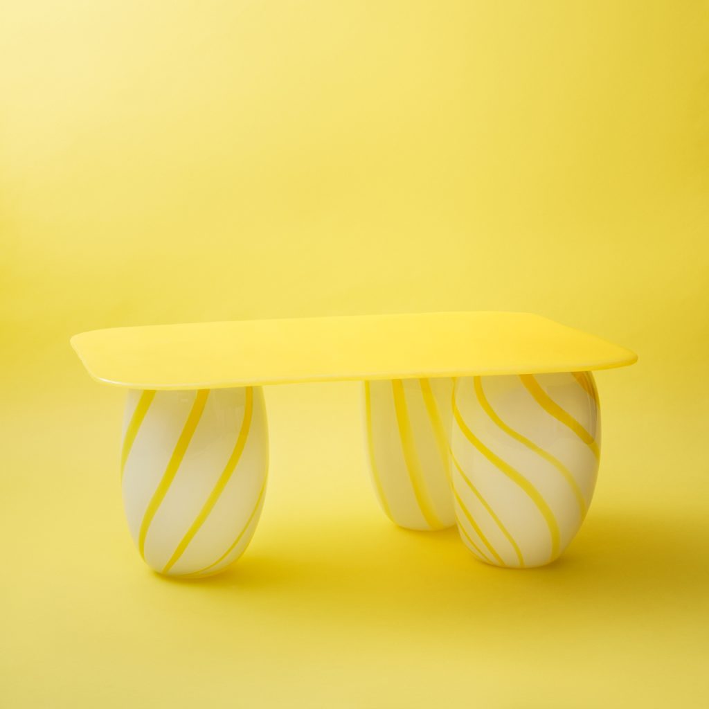Blue Candy - Glass Sofa Table — 11