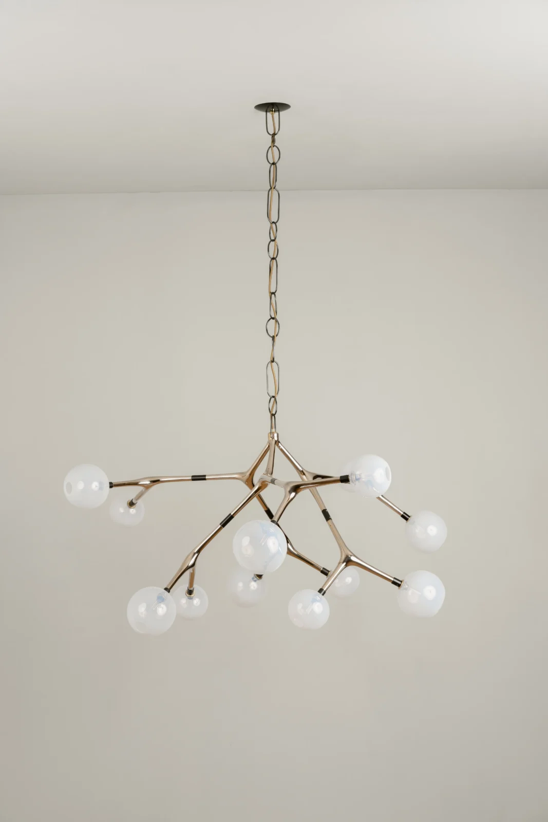 Maratus Ceiling Lamp in Bronze and Glass — 6