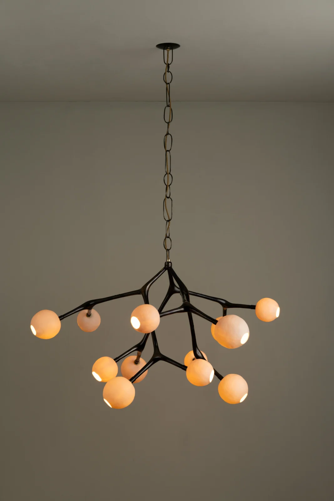 Maratus Ceiling Lamp in Bronze and Glass — 4