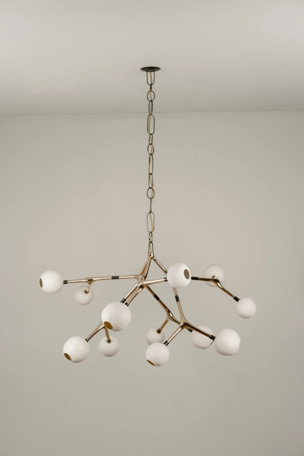 Maratus Ceiling Lamp in Bronze and Glass — 8