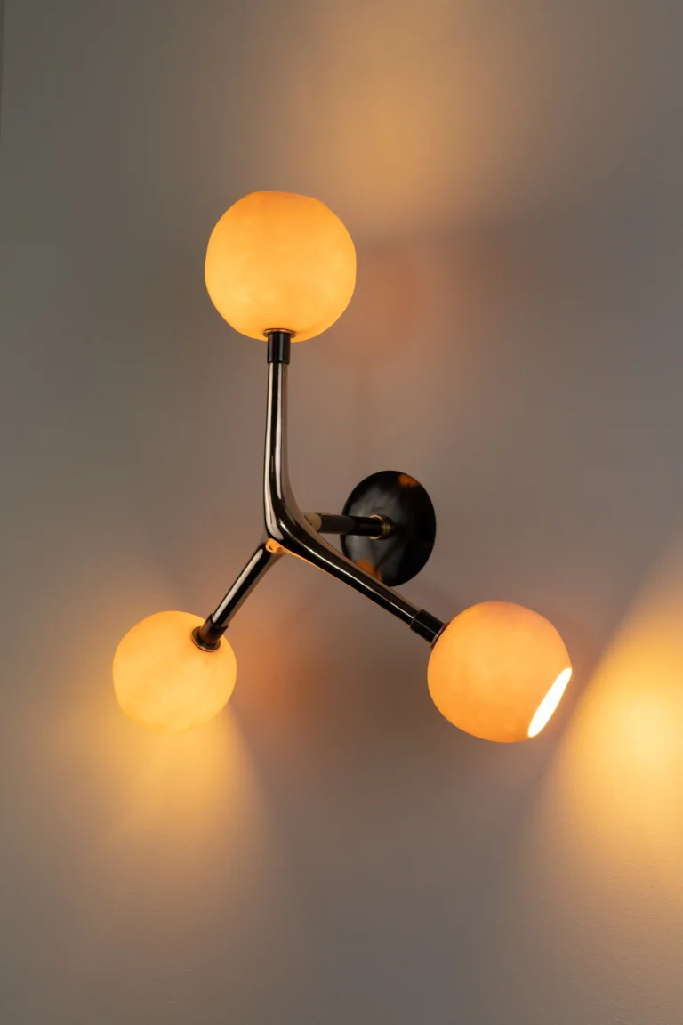 Ocellus Wall Sconce in Bronze and Blown Glass — 4
