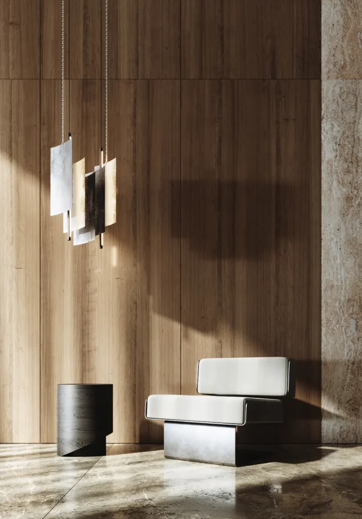Svitlotin Anisotropy Ceiling Lamp in Metal — 3
