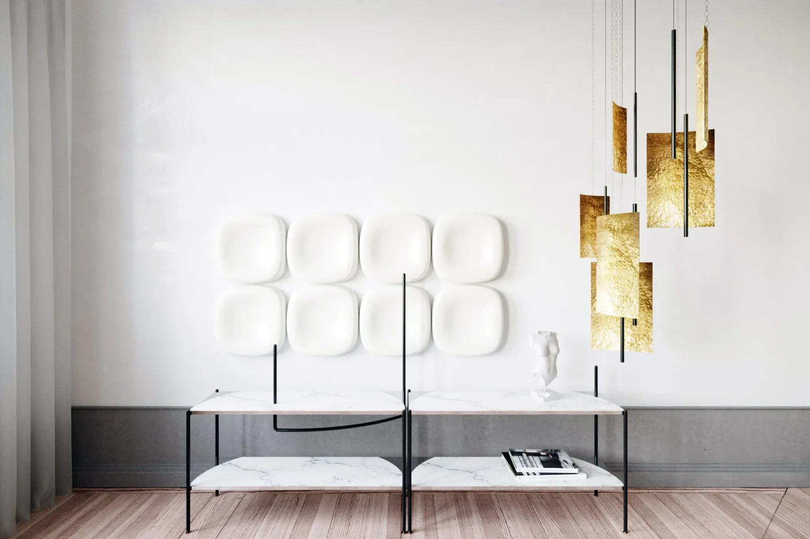 Svitlotin Anisotropy Ceiling Lamp in Metal — 7