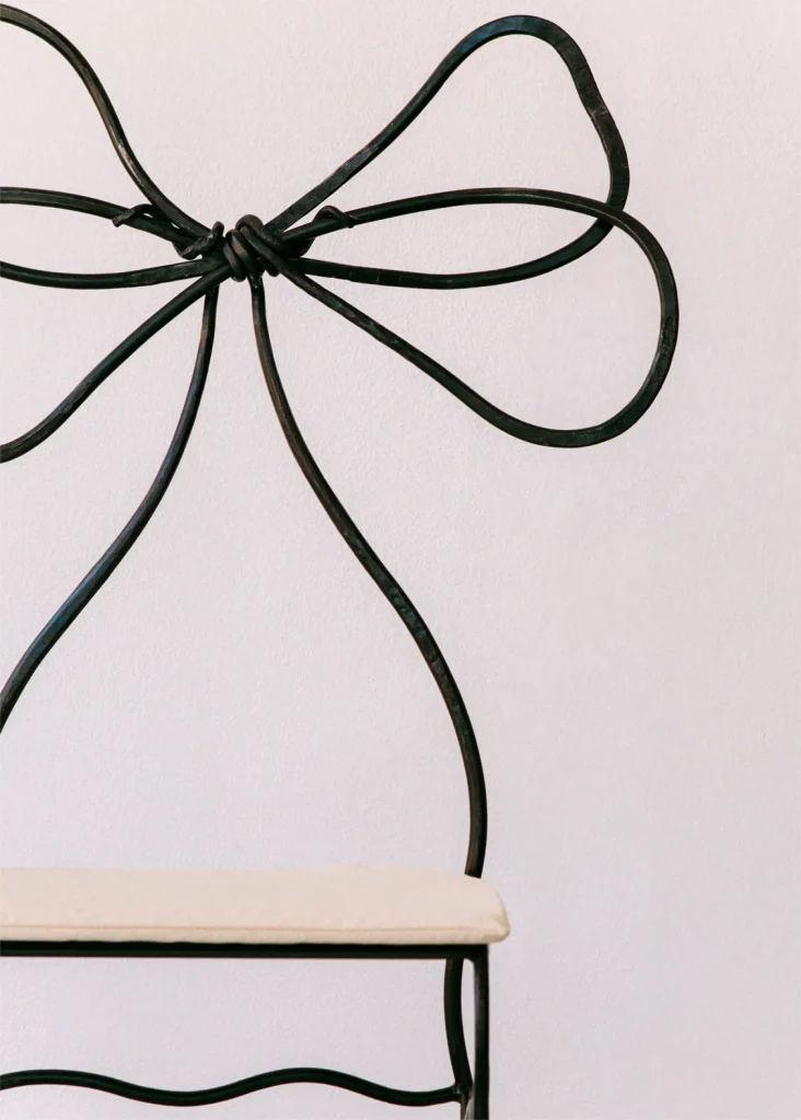Bow Chair - Handmade Iron — 3