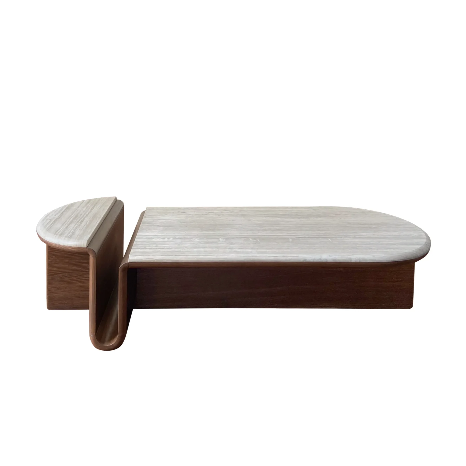 Kanyon - Oval Coffee Table With Marble Top — 1
