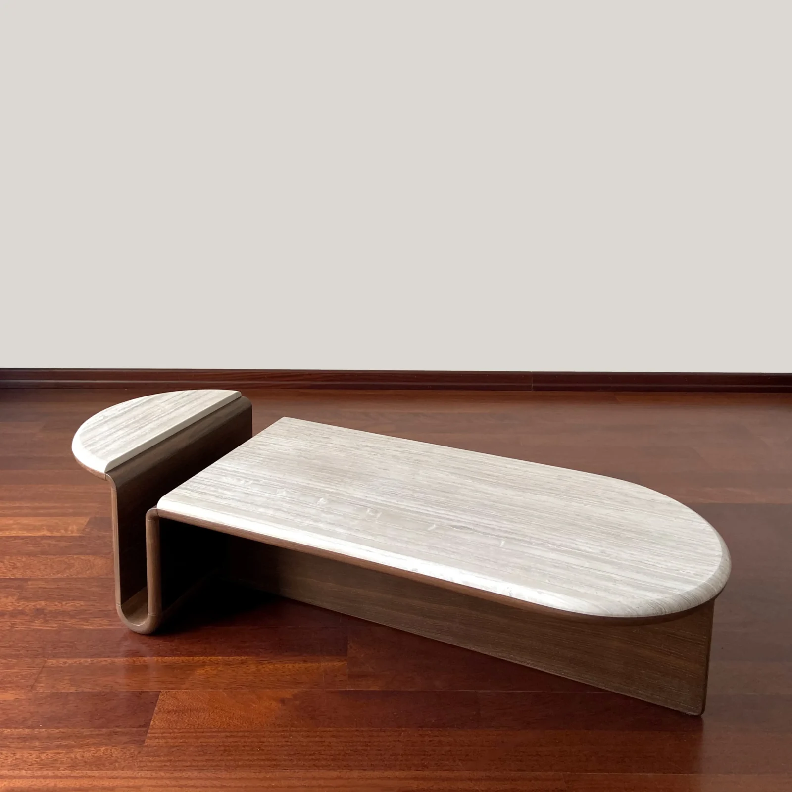 Kanyon - Oval Coffee Table With Marble Top — 4