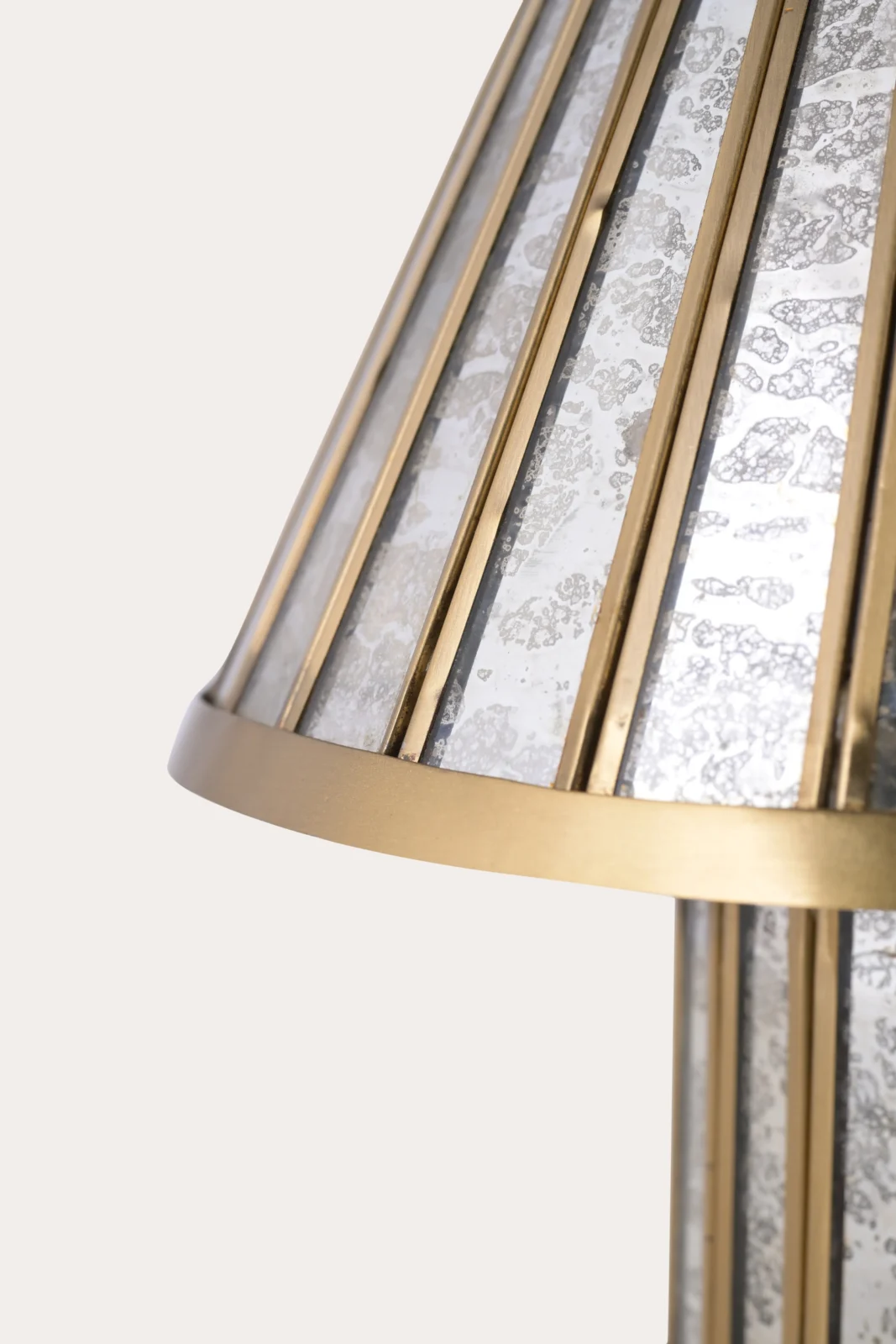 Fossil Table Lamp In Stainless Steel — 15
