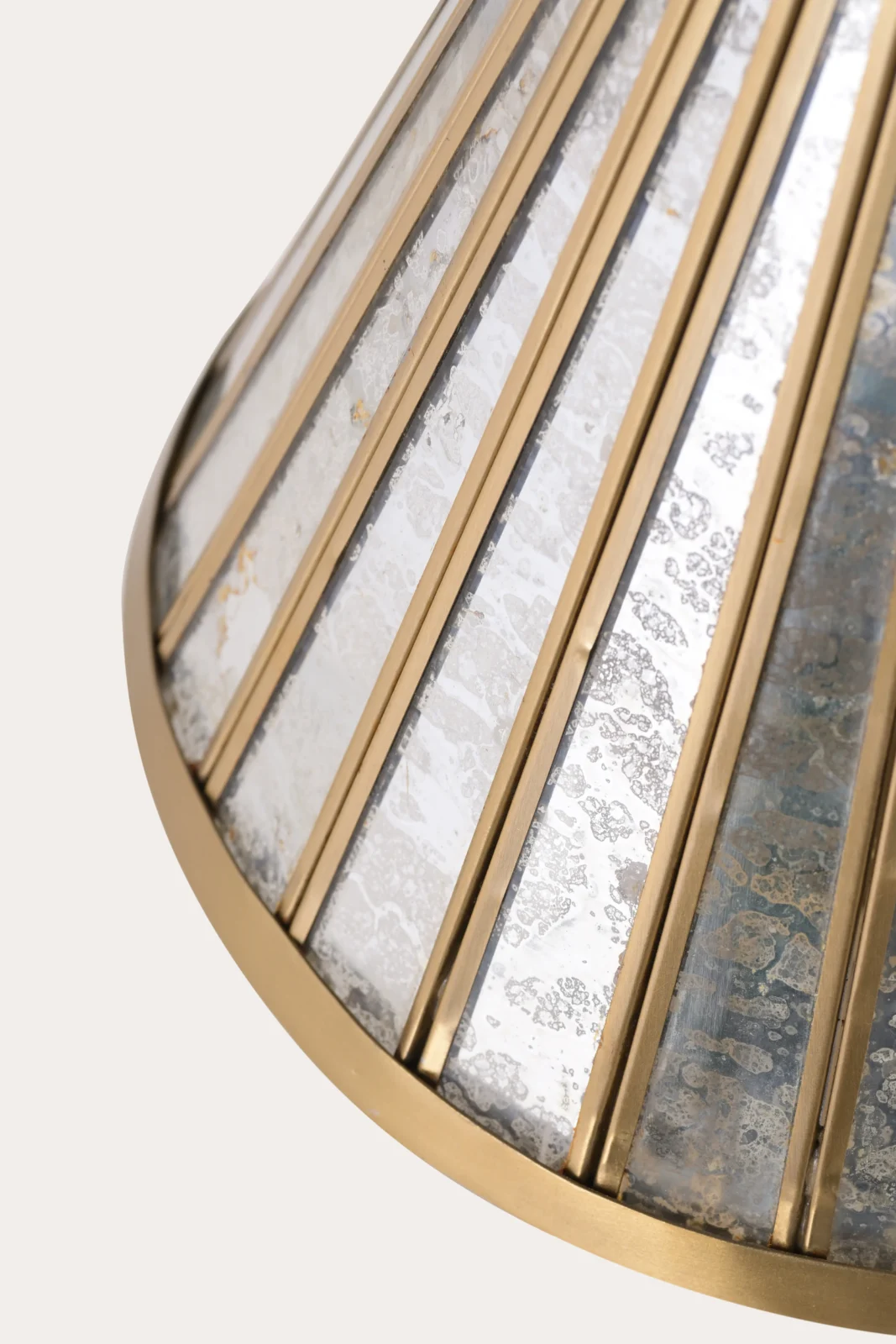 Fossil Table Lamp In Stainless Steel — 16