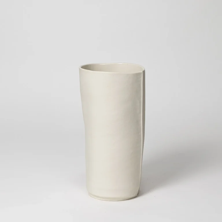 Set No. 2 Of 3 Kawa Vessels - Organic Leather-Cast Ceramics — 5