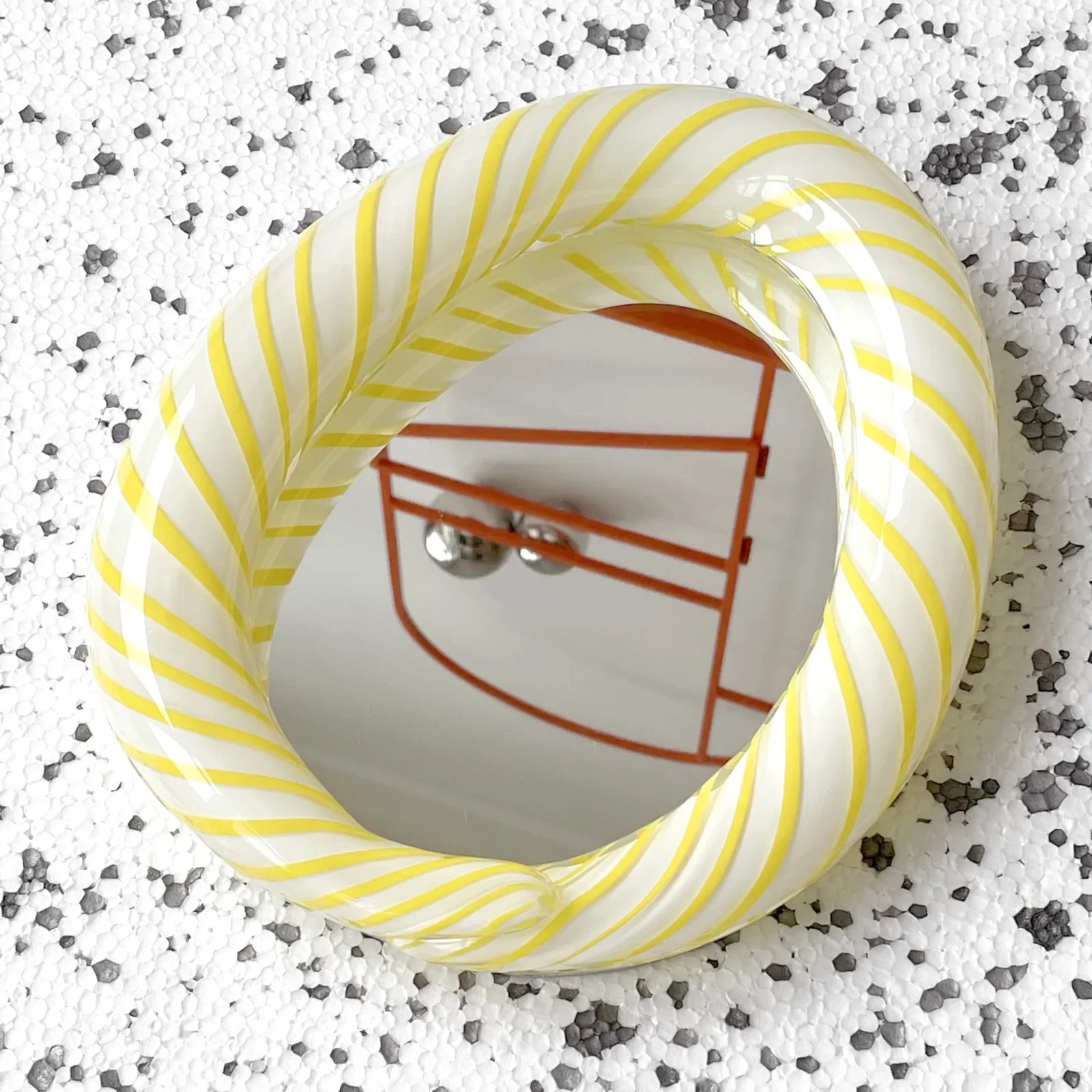 Blue Candy - Glass Blown Mirror — 4