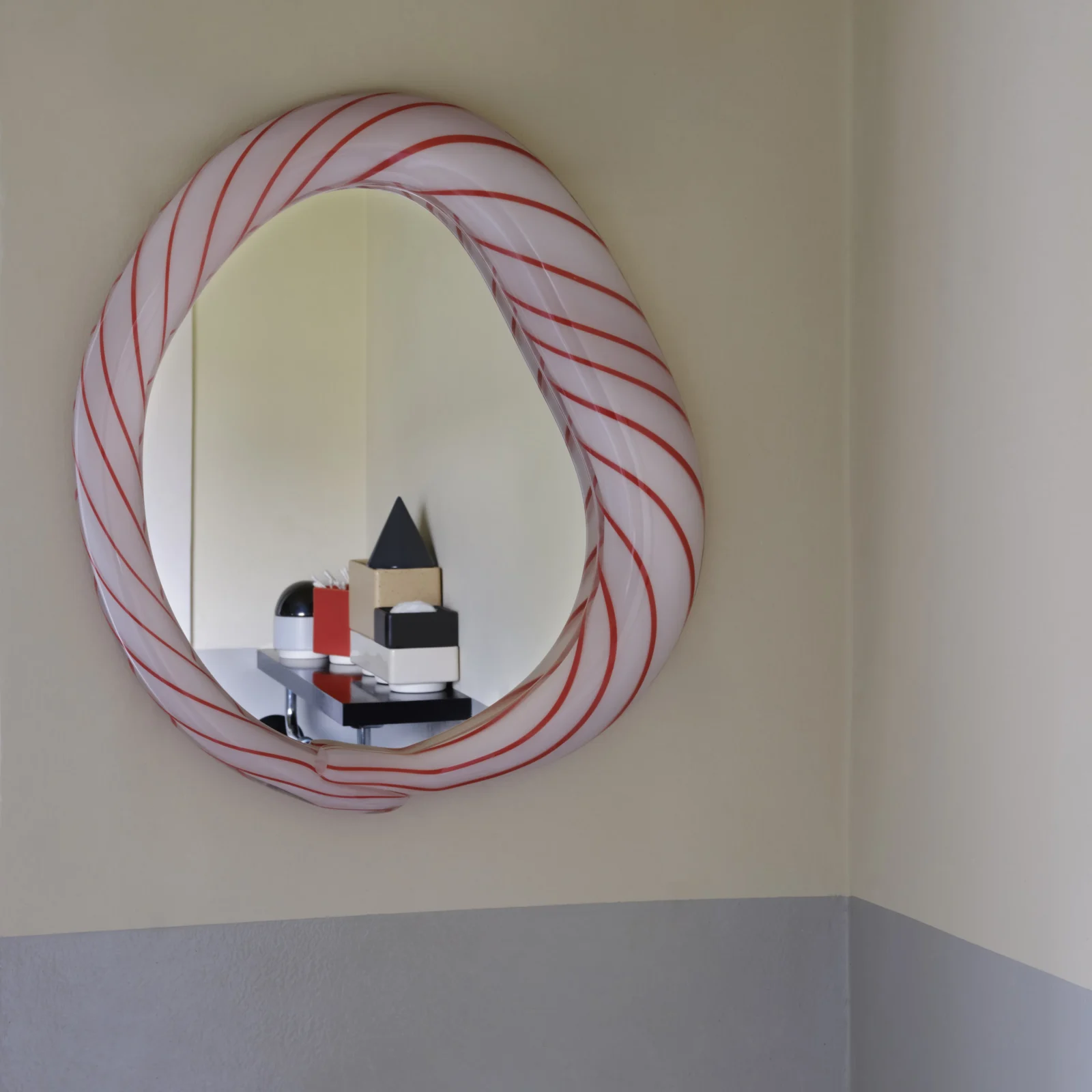 Blue Candy - Glass Blown Mirror — 5