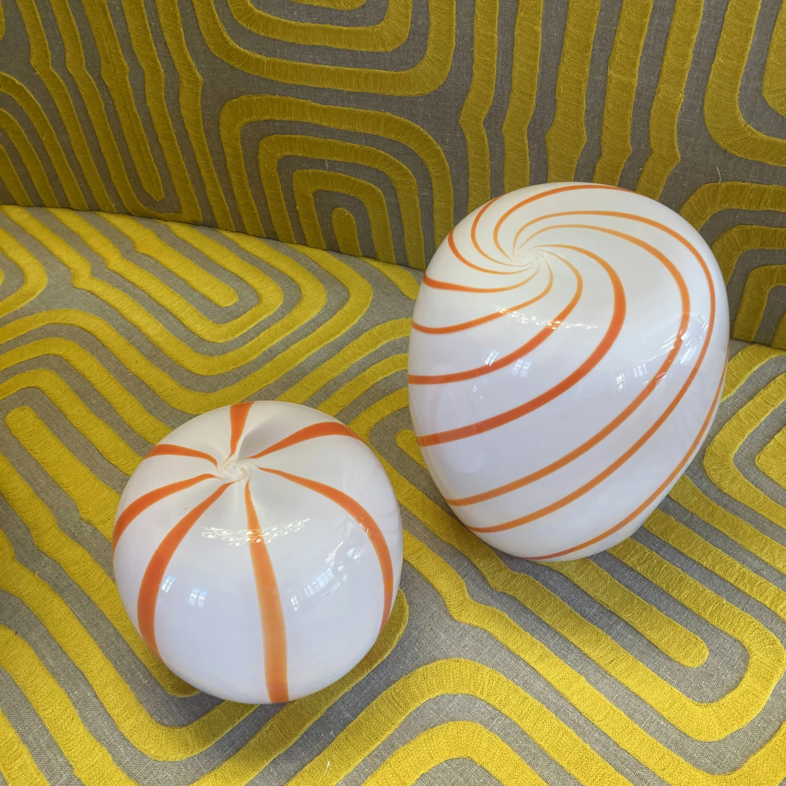 Yellow Candy Glass Blown Sidetable (real) — 8