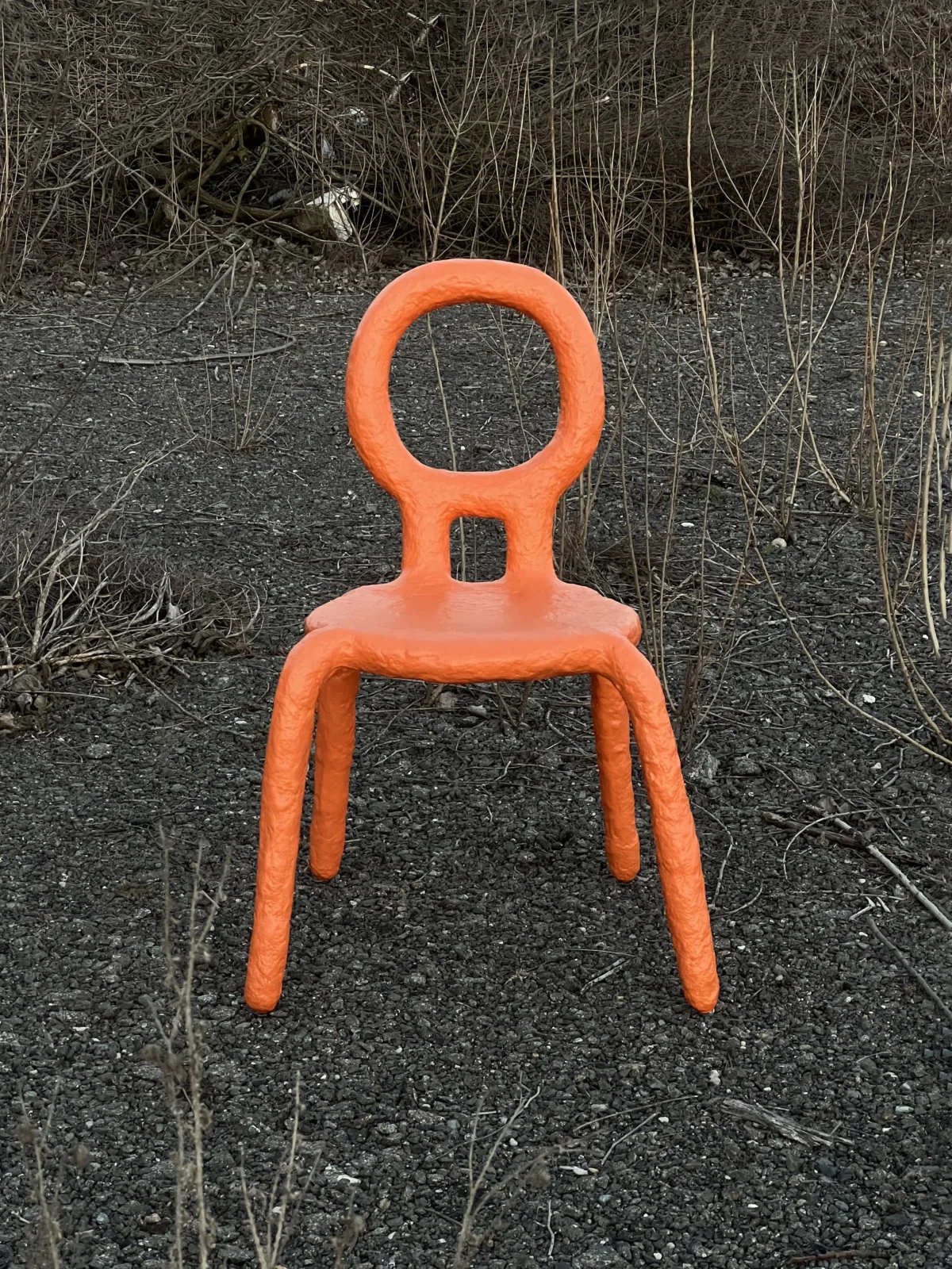 Frog Chair - Orange Matte — 2
