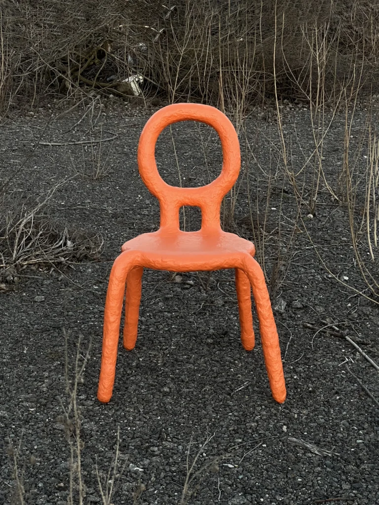Frog Chair - Orange Matte — 2