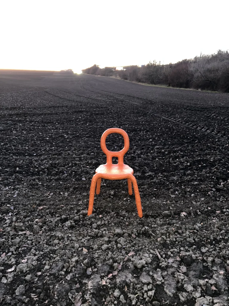 Frog Chair - Orange Matte — 5
