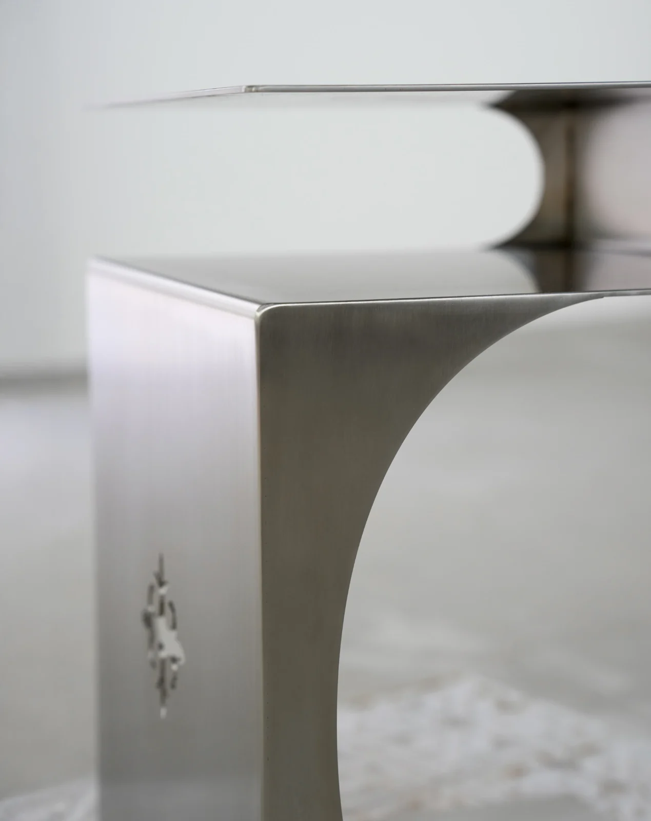 Undress House - Stainless Steel Side Table — 3