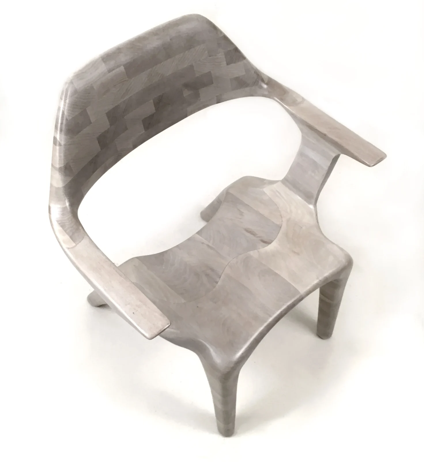D2 Lounge Chair In Bleached Cherry — 2