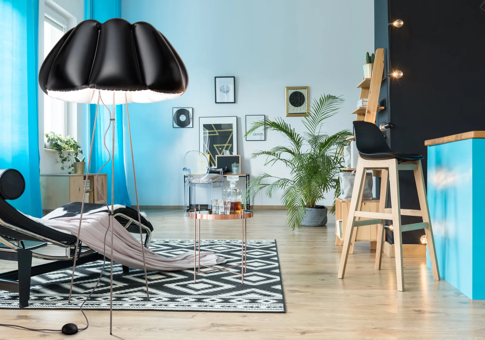 Orca Floor Lamp in PVC and Stainless Steel — 6