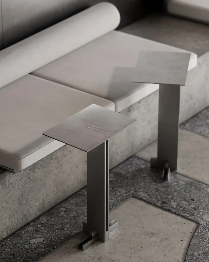 Apex - Handmade Metal Side Table — 11