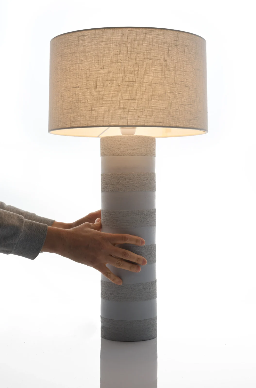 Stripes - Ceramic Table Lamp — 3