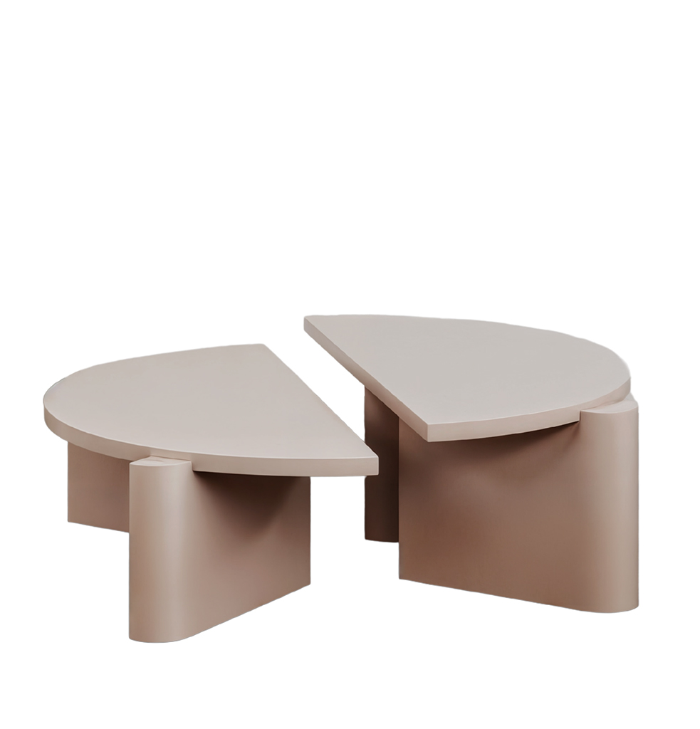 Twin Coffee Table Matt Lacquer — 13