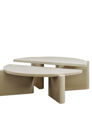 Twin Coffee Table Matt Lacquer