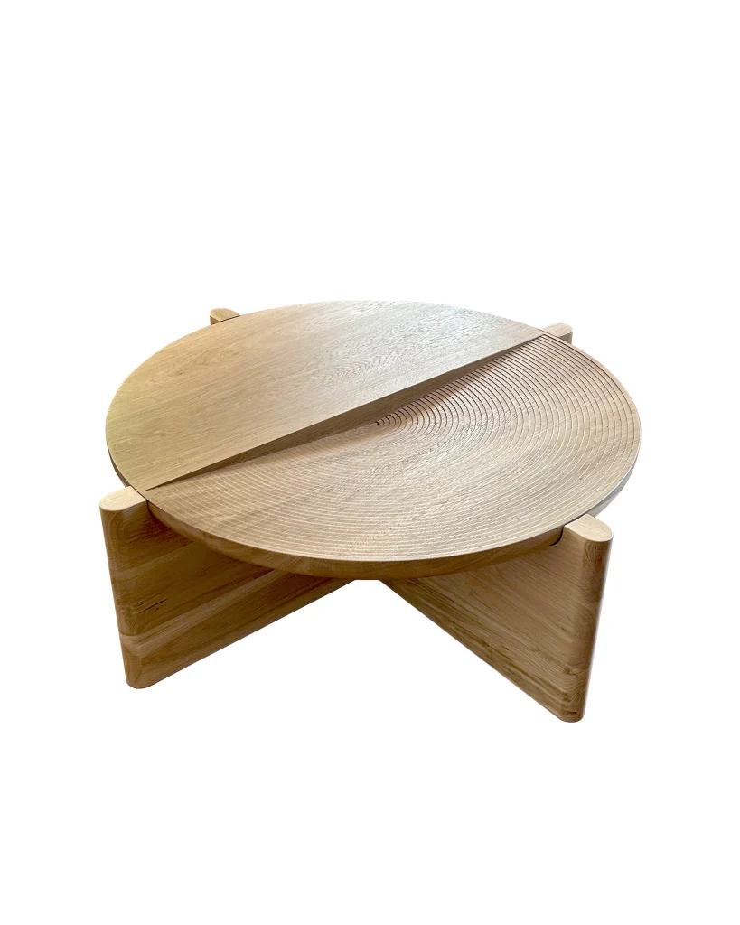 Arkhe No 1 – Round Oak Coffee Table — 2