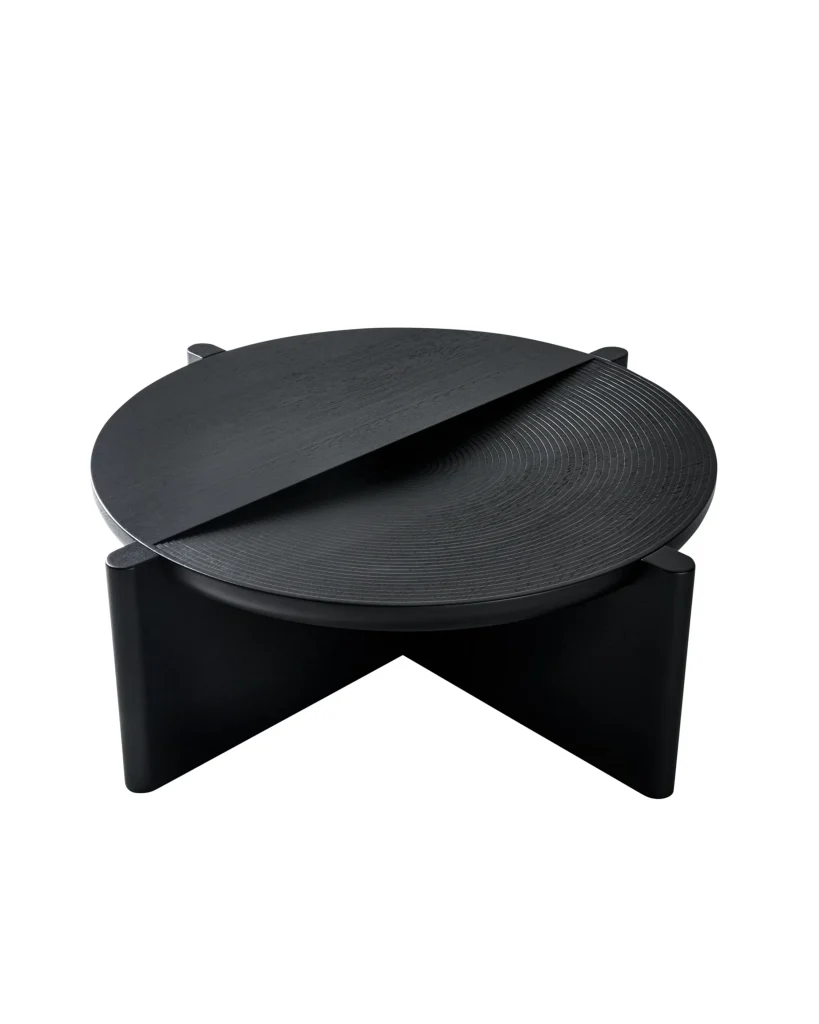 Arkhe No 1 – Round Oak Coffee Table — 10