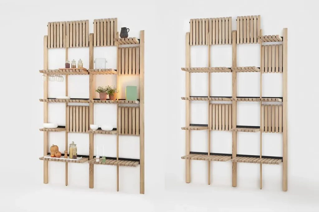 Gate - Modular Shelving System Honey Stained — 4