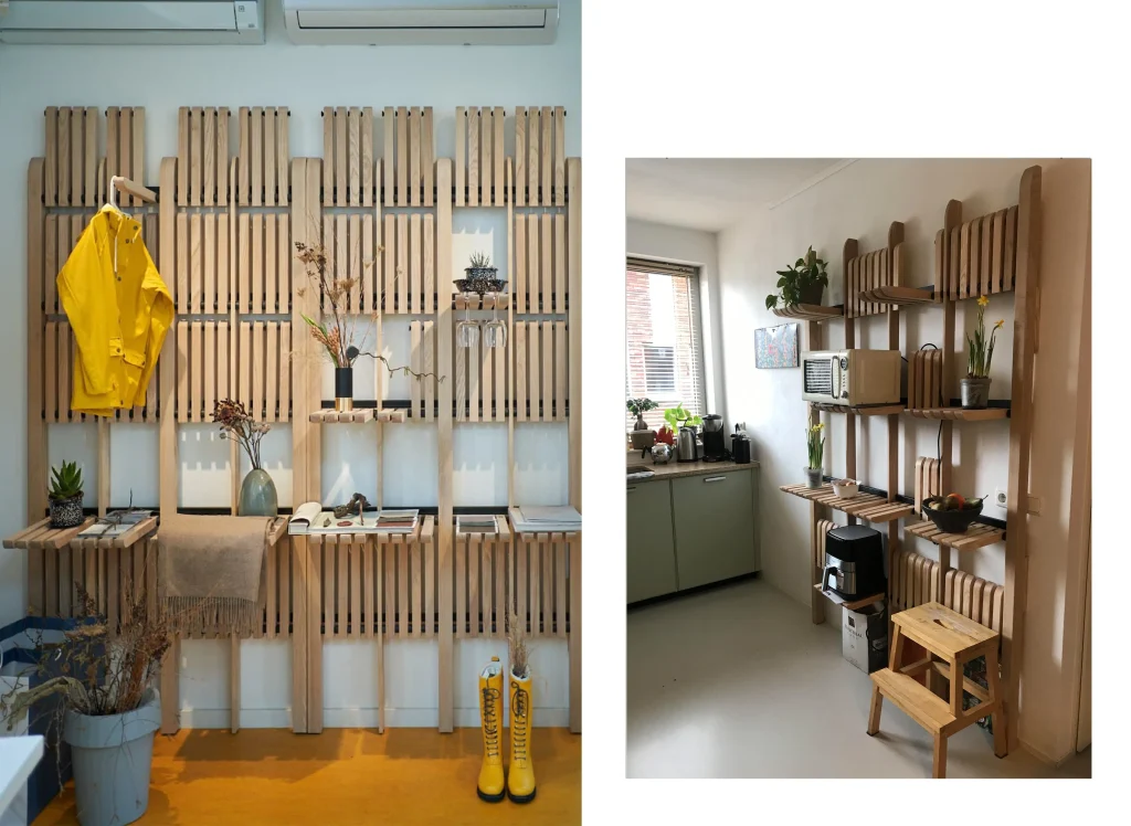 Gate - Modular Shelving System Honey Stained — 10