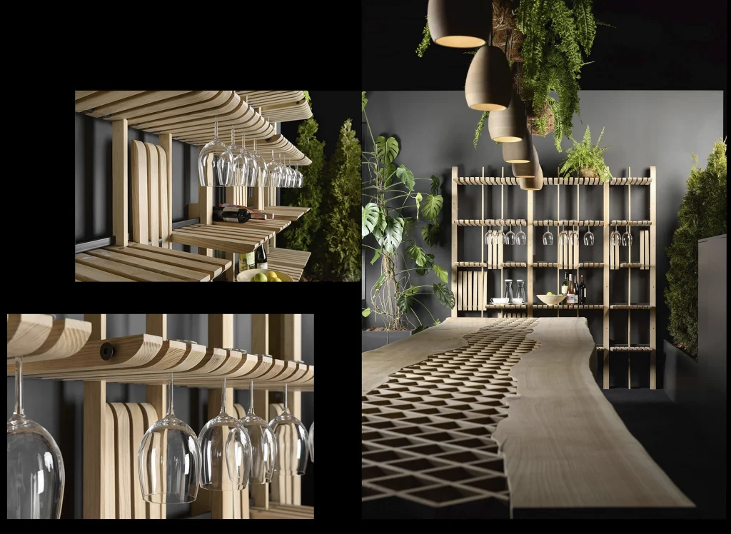 Gate - Modular Shelving System Honey Stained — 12