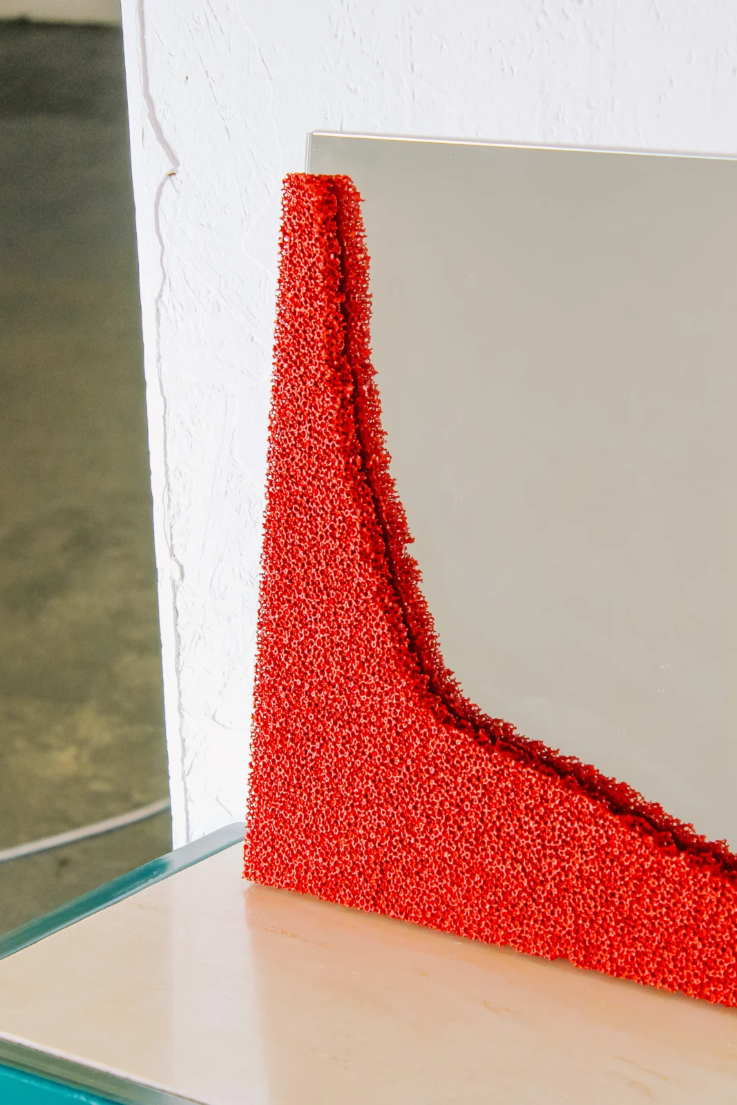 Fragment Mirror - Small Square - Midnight Red — 4
